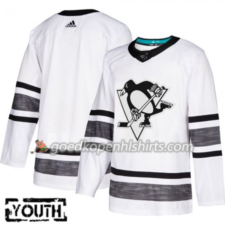 Pittsburgh Penguins Blank 2019 All-Star Adidas Wit Authentic Shirt - Kinderen